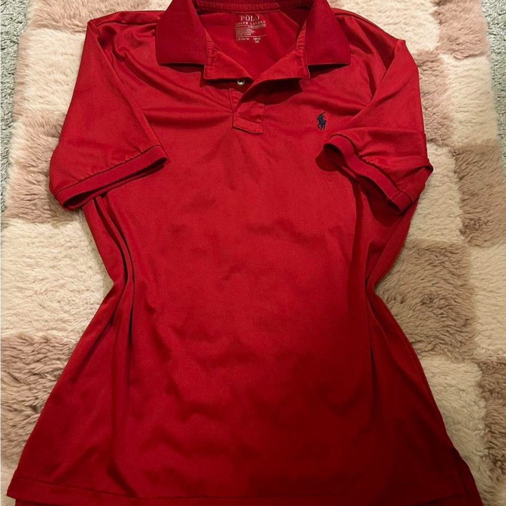 Polo by Ralph Lauren Women's Vibrant Red Short Sleeve Tee